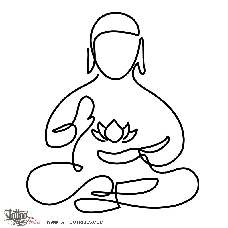 800x800 Tattoo Of Meditating Buddha, Perfection Tattoo