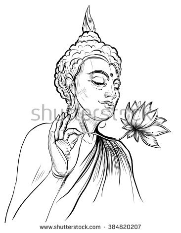366x470 Drawn Lotus Buddhism