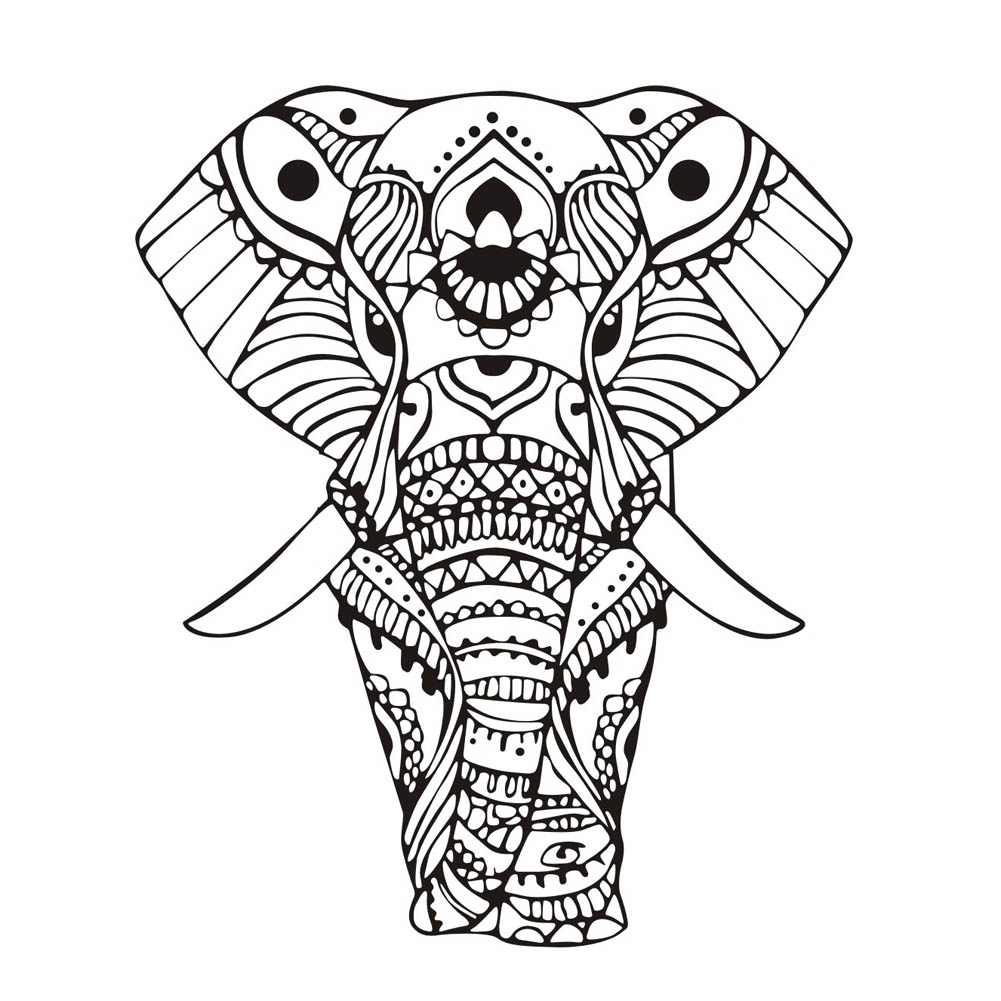 1001x1001 New Design Wall Stickers Mandala Yoga Ornament Indian Buddha God