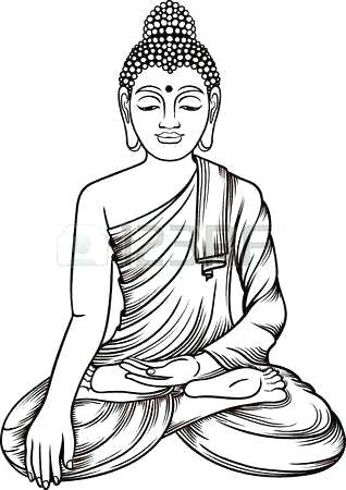 Buddha Face Drawing at GetDrawings | Free download