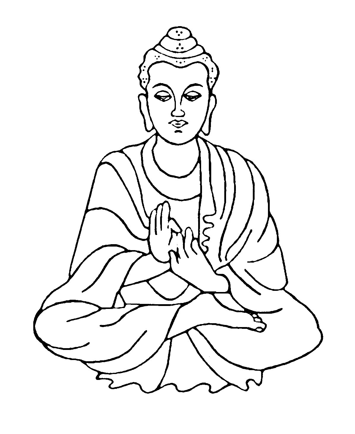 1195x1461 Hand Clipart Lord Buddha