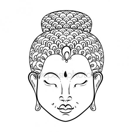 Buddha Face Drawing at GetDrawings | Free download