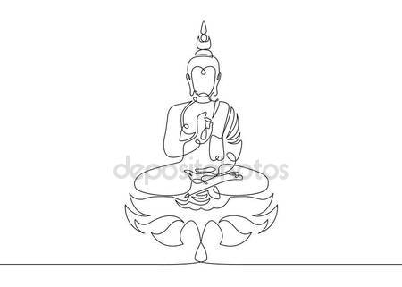Buddha Face Line Drawing at GetDrawings | Free download