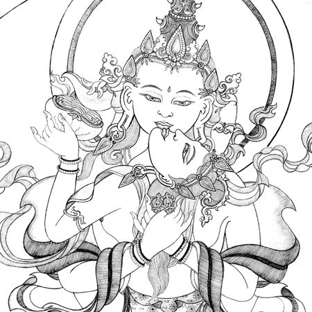 450x450 Heruka Vajrasattva Buddhist Art, Thangka Painting Amp Courses By