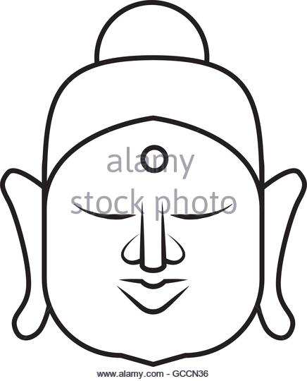 436x540 Symbol Peace Buddha Statue Black And White Stock Photos Amp Images