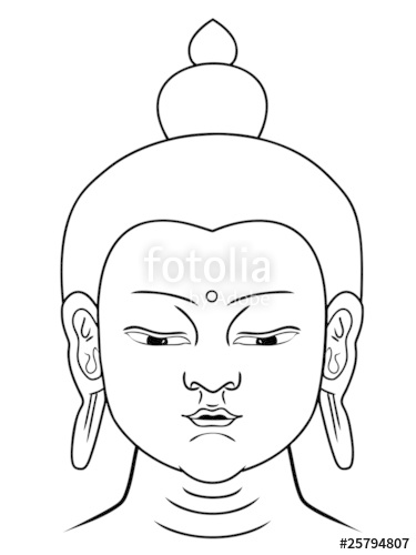 375x500 Buddha Head Vector Stock Image And Royalty Free Vector Files