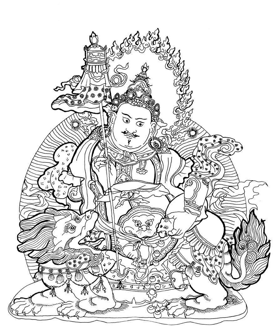 895x1074 Buddha Coloring Pages