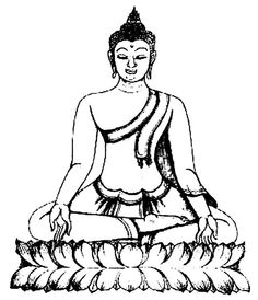 236x274 Buddha Line Drawing My Own Art Buddha And Buddhism