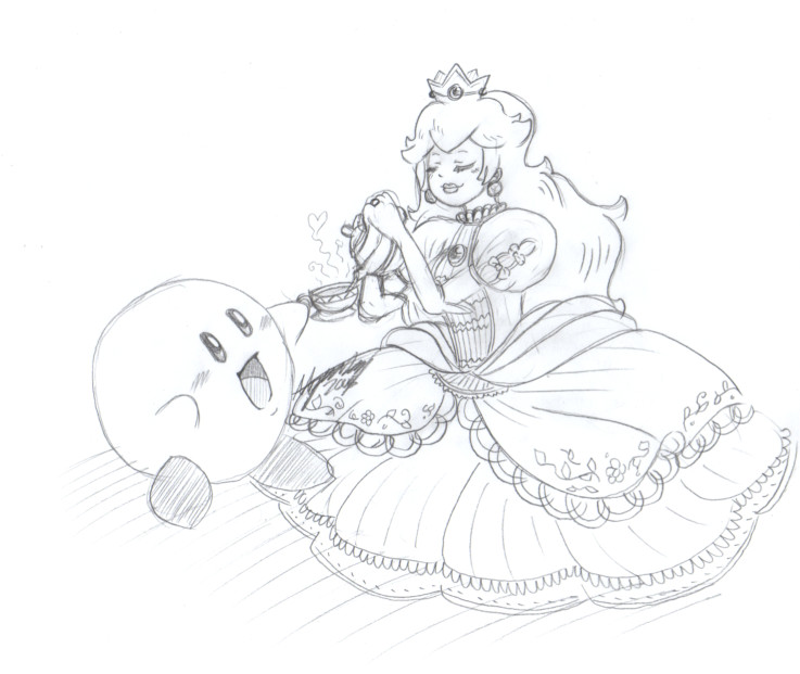 737x621 Subspace Tea Time By Buddha Cat