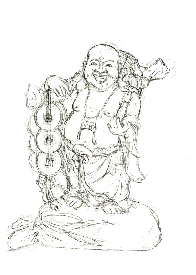 650x909 Buddha 03 Sketch By Avatarmirai