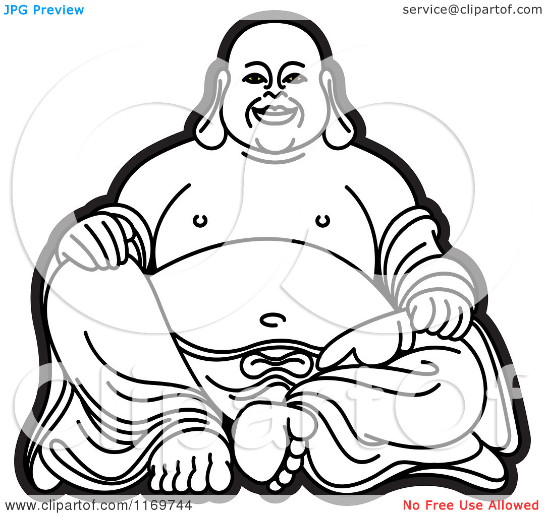 1080x1024 Happy Buddha Clipart