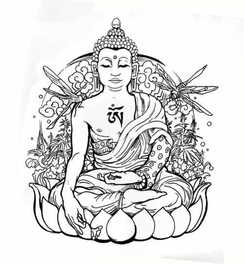 500x542 Pin By Maia Kline On Buddhism. Tattoo, Tattoo Art