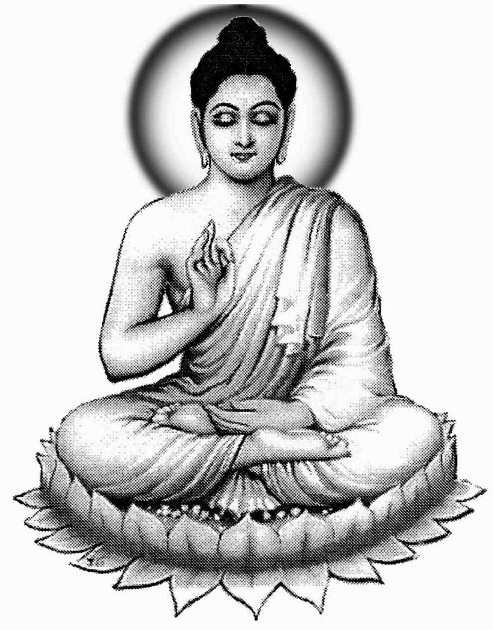 990x1264 Buddha Sketches