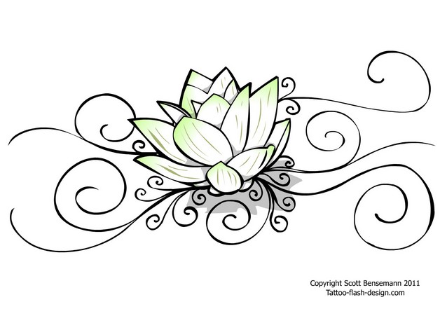 628x471 Tremedous Buddhist Lotus Tattoo Design