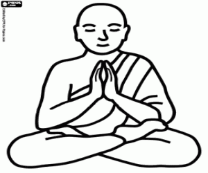 300x250 Buddhism Coloring Pages Printable Games