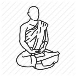 256x256 Buddhism, Buddhist, Menorah, Monk Icon Icon Search Engine