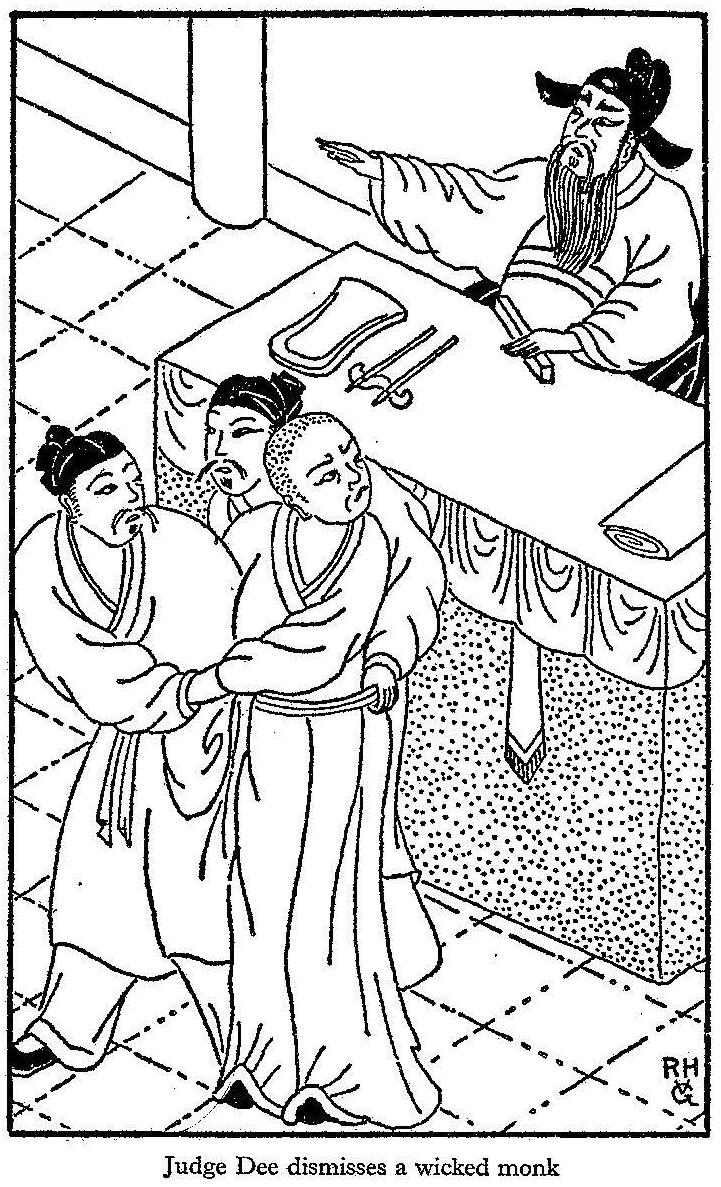 721x1187 The Chinese Bell Murders Judge Dee Dismisses A Wicked Monk