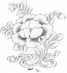 276x300 Outlines Of Tibetan Thangka Drawings