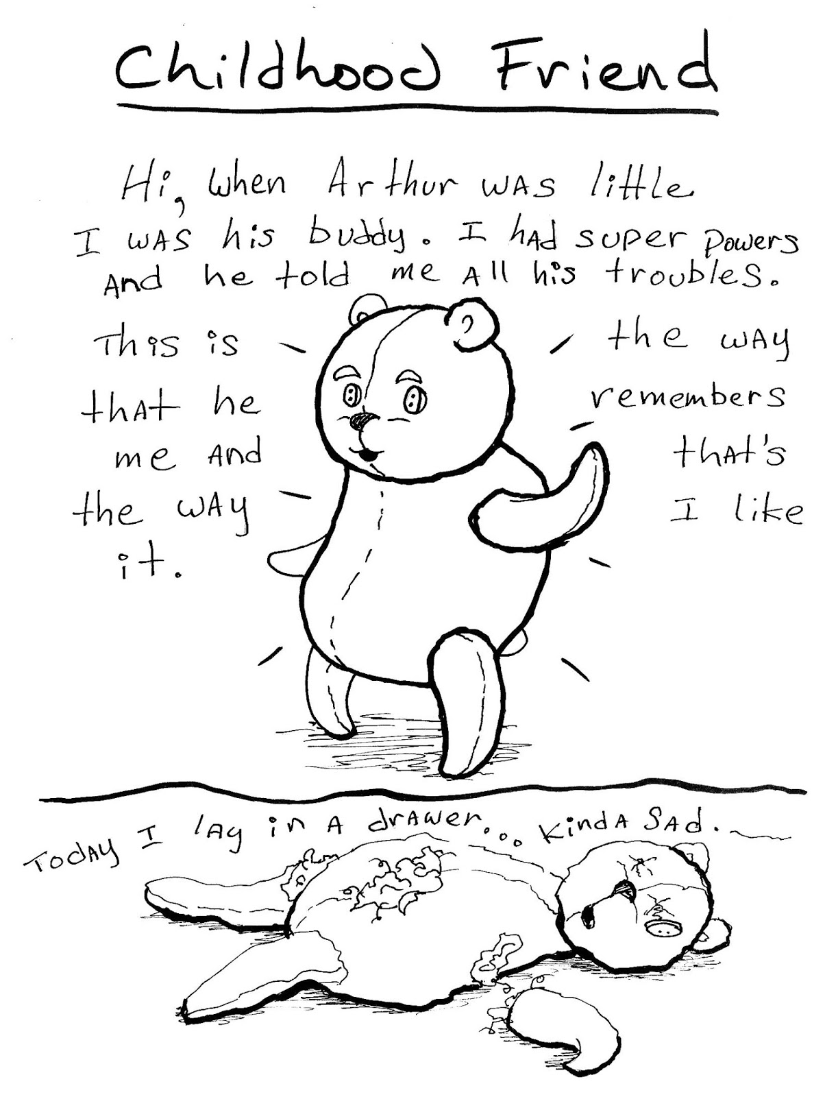 1204x1600 165 166 Childhood Friend Drawing