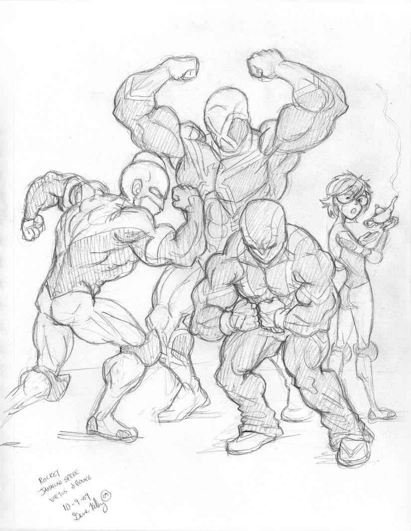 825x1065 Fri 5 Da Super Buff By Genekelly