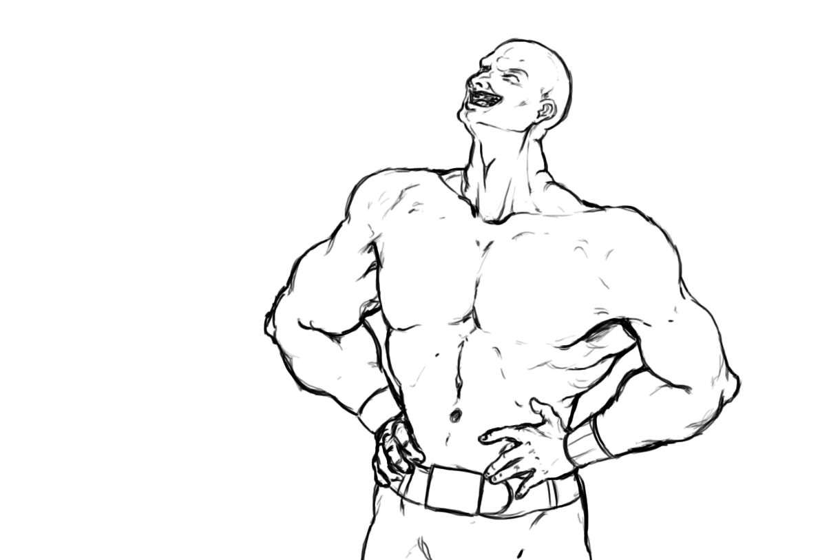 1220x813 Gif Of Buff Guy Laughing Nothing Else By Beauty In Oddity