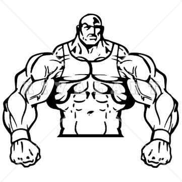 361x361 Sports Clipart Image Of Buff Clipart Panda