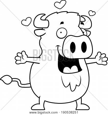 442x470 Cartoon Buffalo Hug Vector Amp Photo Bigstock