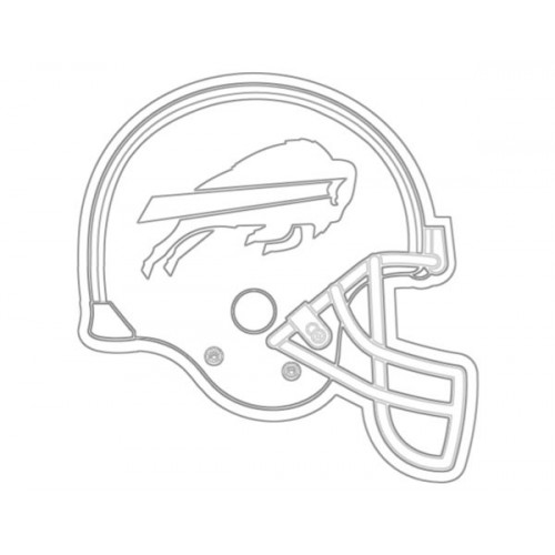 500x500 Bills Helmet Sketch For Canvas Painting