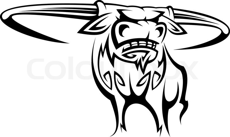 800x477 Buffalo Mascot Stock Vector Colourbox