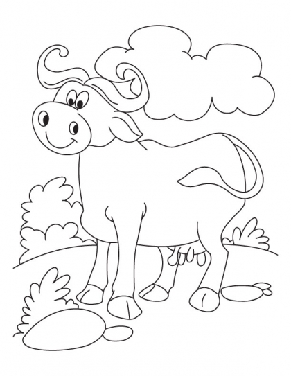 420x543 Cool N Relaxed Buffalo Coloring Pages Download Free Cool N