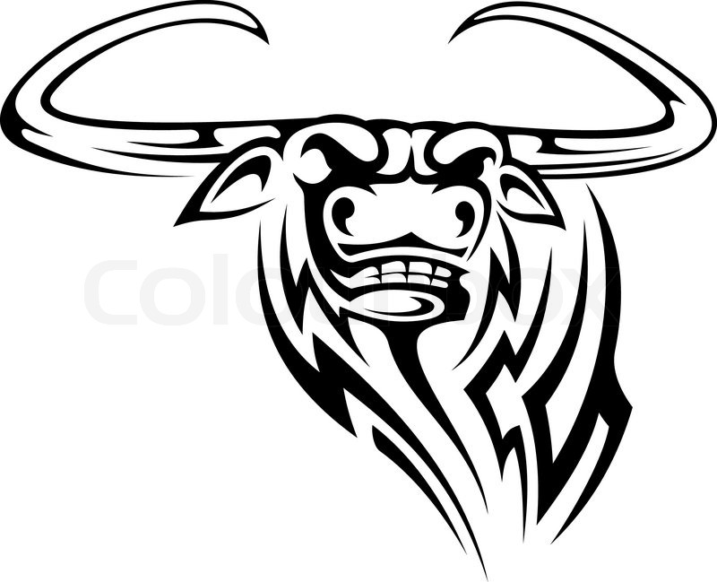 800x649 Buffalo Mascot Stock Vector Colourbox