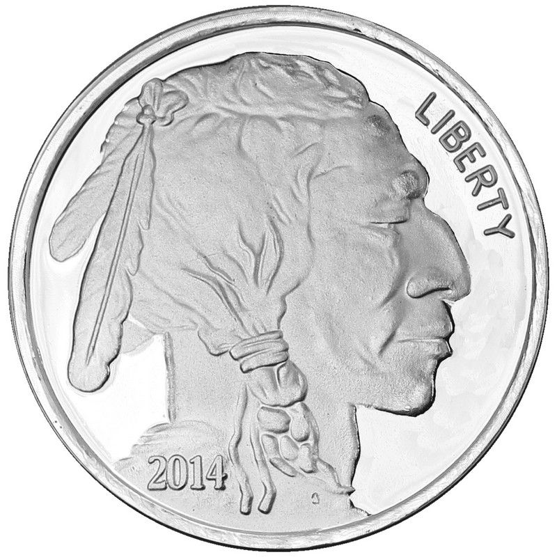 800x800 Buy 2014 1 Oz Silvertowne Buffalo Silver Rounds