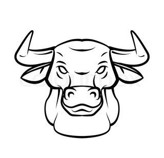 320x308 Pictures Easy Sketch To Bull Face,