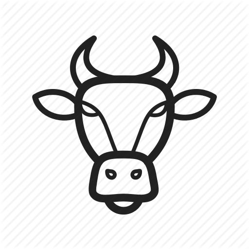 512x512 Animal, Animals, Buffalo, Face, Grass, Park, Strong Icon Icon