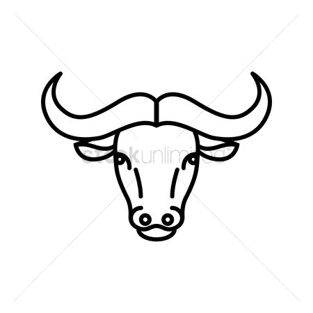 450x450 Free Buffalo Head Stock Vectors Stockunlimited