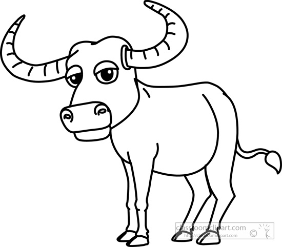 550x482 Buffalo Clipart Buffalo Outline Clipart