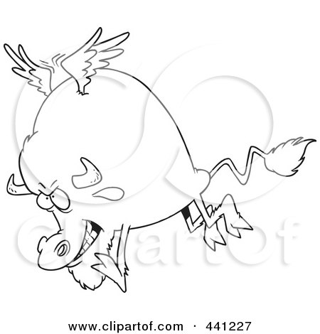 450x470 Royalty Free (Rf) Clip Art Illustration Of A Cartoon Black