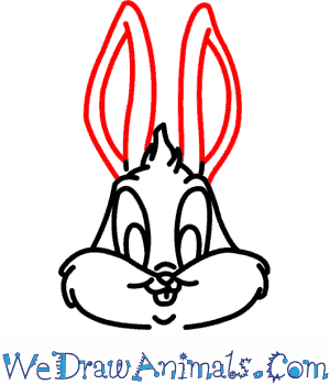 300x350 How To Draw Baby Bugs Bunny