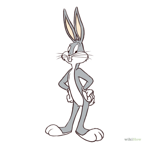 500x500 How To Draw Bugs Bunny 20 Steps (With Pictures)
