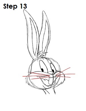 300x388 How To Draw Bugs Bunny