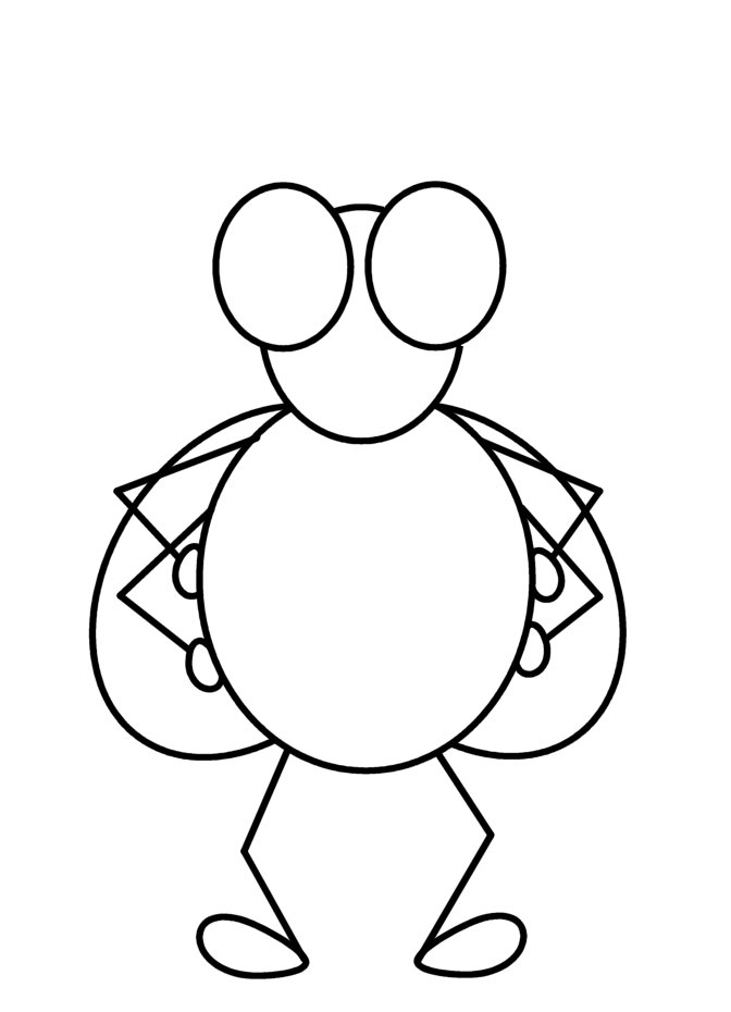 672x930 How To Draw Cartoons Bug