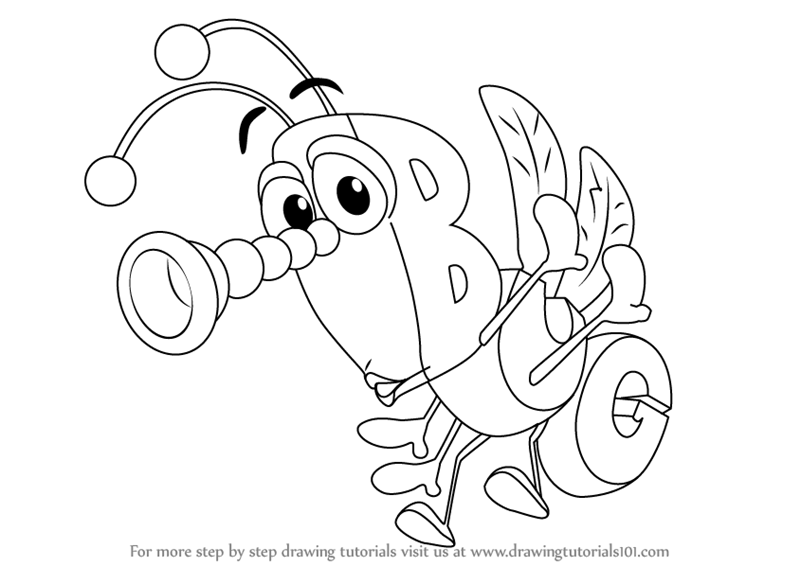 800x566 Learn How To Draw Bug From Wordworld (Wordworld) Step By Step