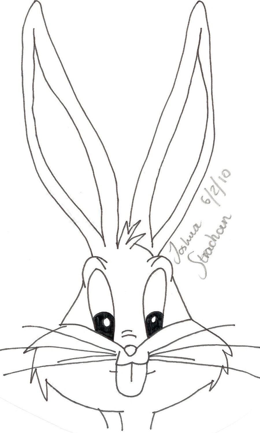 900x1499 A Drawing Of Bugs Bunny By Strachanie