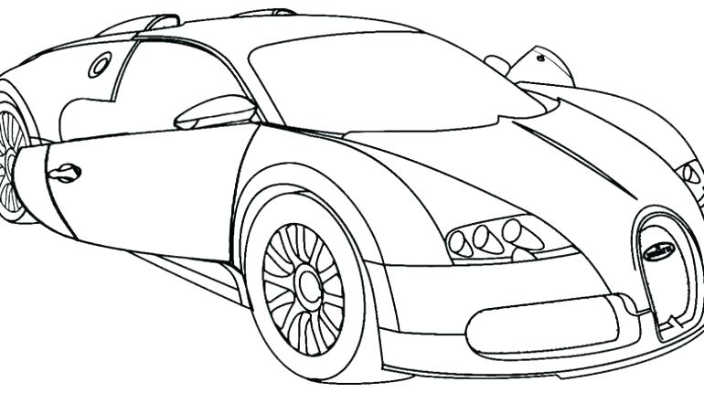 770x430 Bugatti Coloring Pages