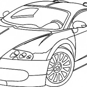 300x300 Bugatti Car Veyron On The Road Coloring Pages Best Place To Color