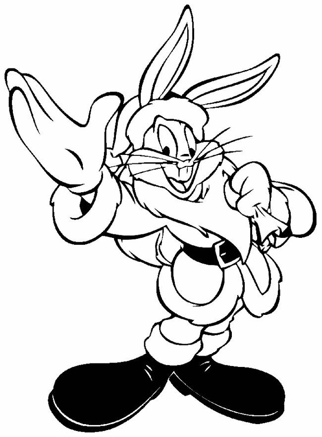 650x880 Bugs Bunny As Santa Claus Coloring Pages Of Christmas Coloring Pages