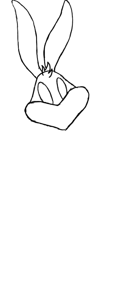 469x975 How To Draw Bugs Bunny