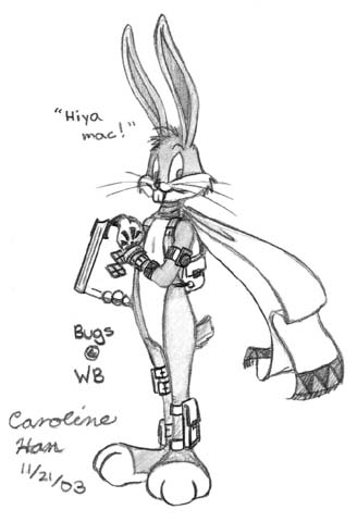 328x480 Bugs Bunny By Katrover