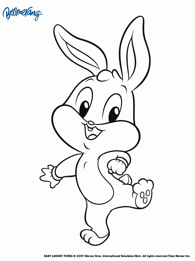 636x850 Coloring Pages Baby Bugs Bunny Free Baby Bugs Bunny Coloring Pages