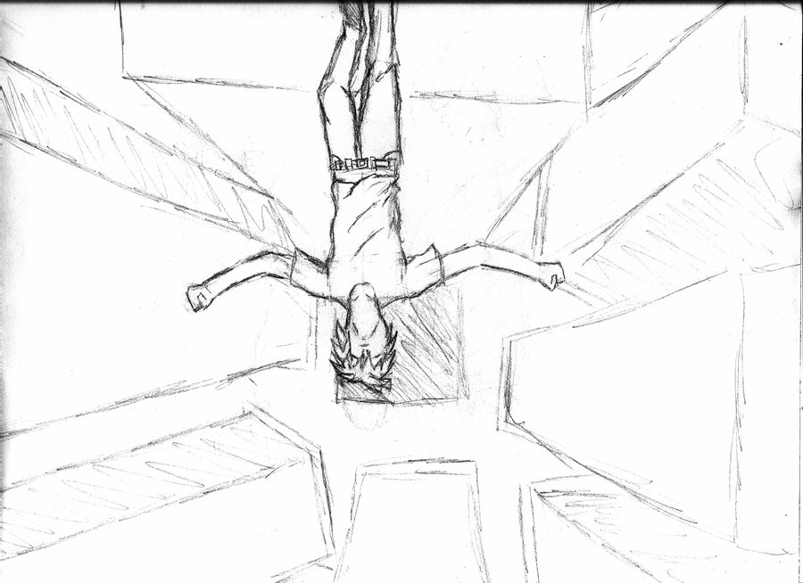 900x654 Falling Off A Building By Adriussym